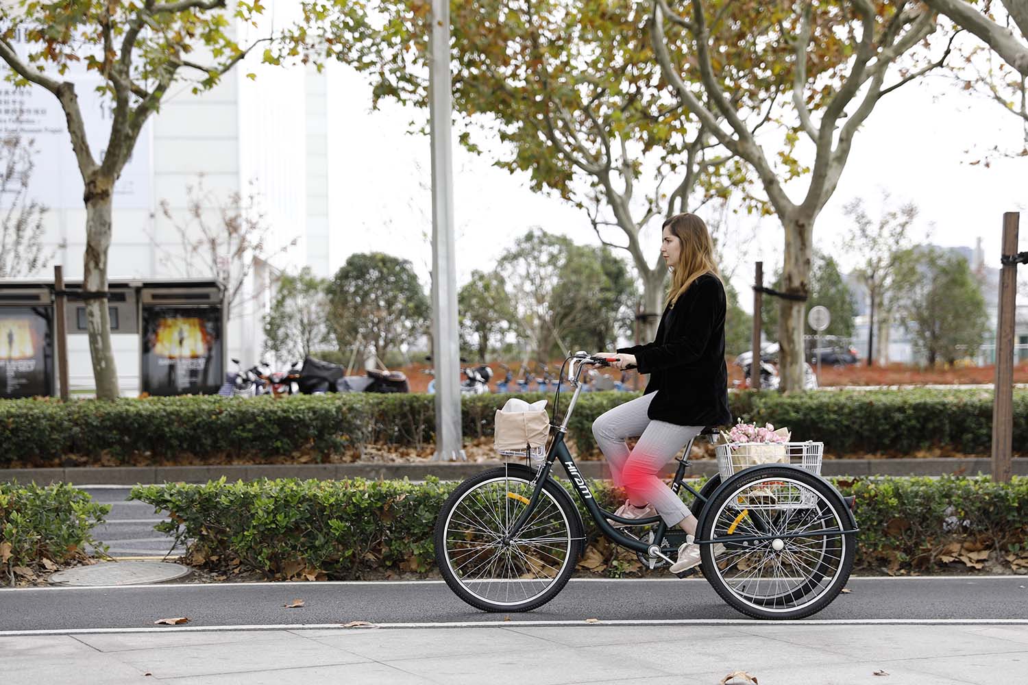 Pedaling trike comfortably with bad knees and arthritis