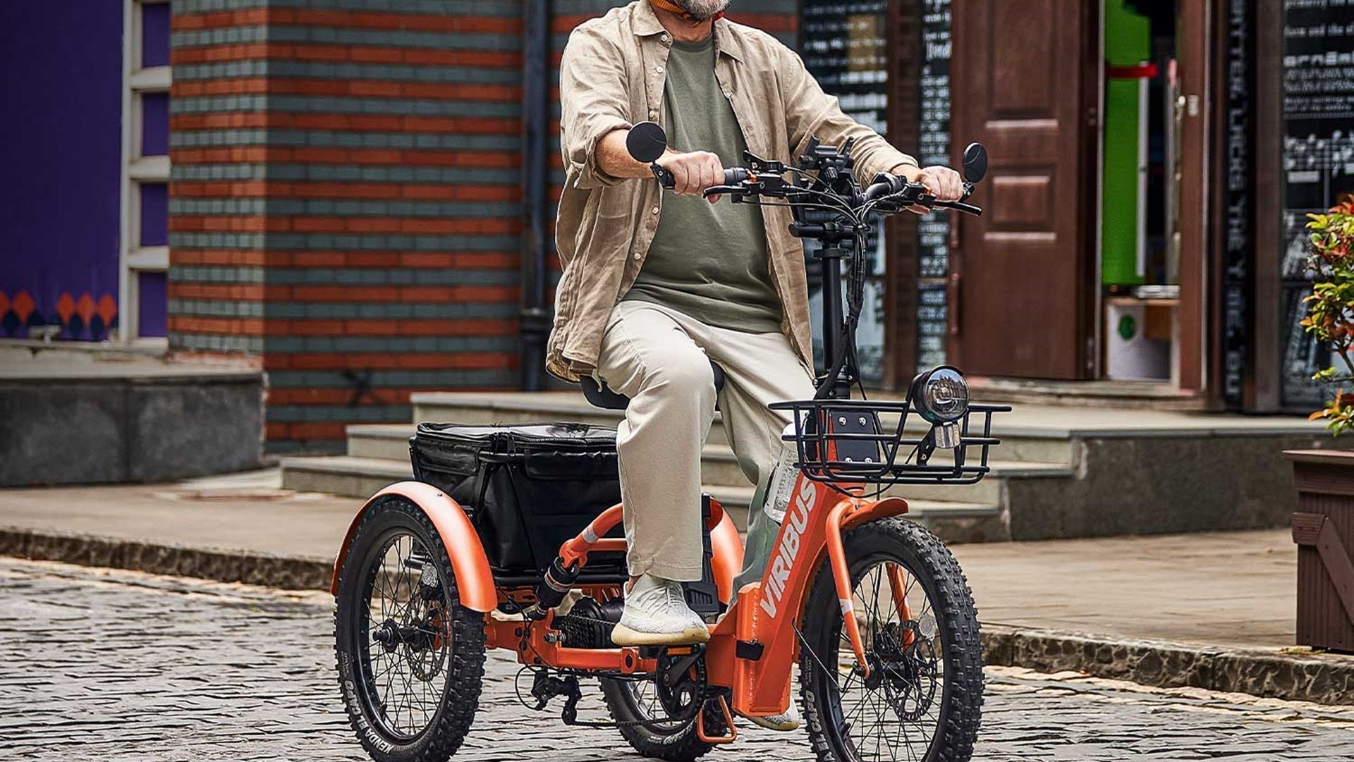 Ride a bicycle that fits height.