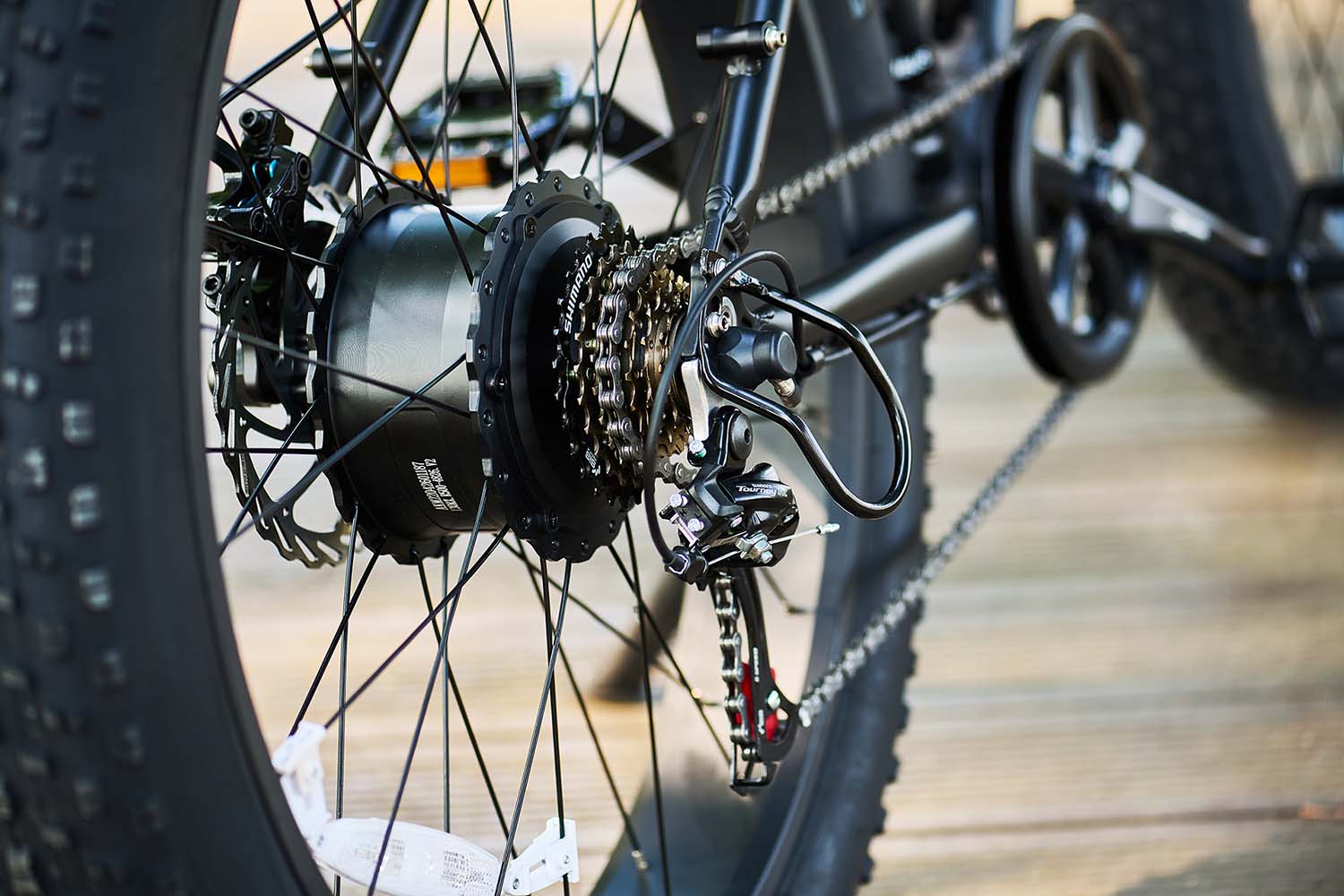 Fat tire electric bike