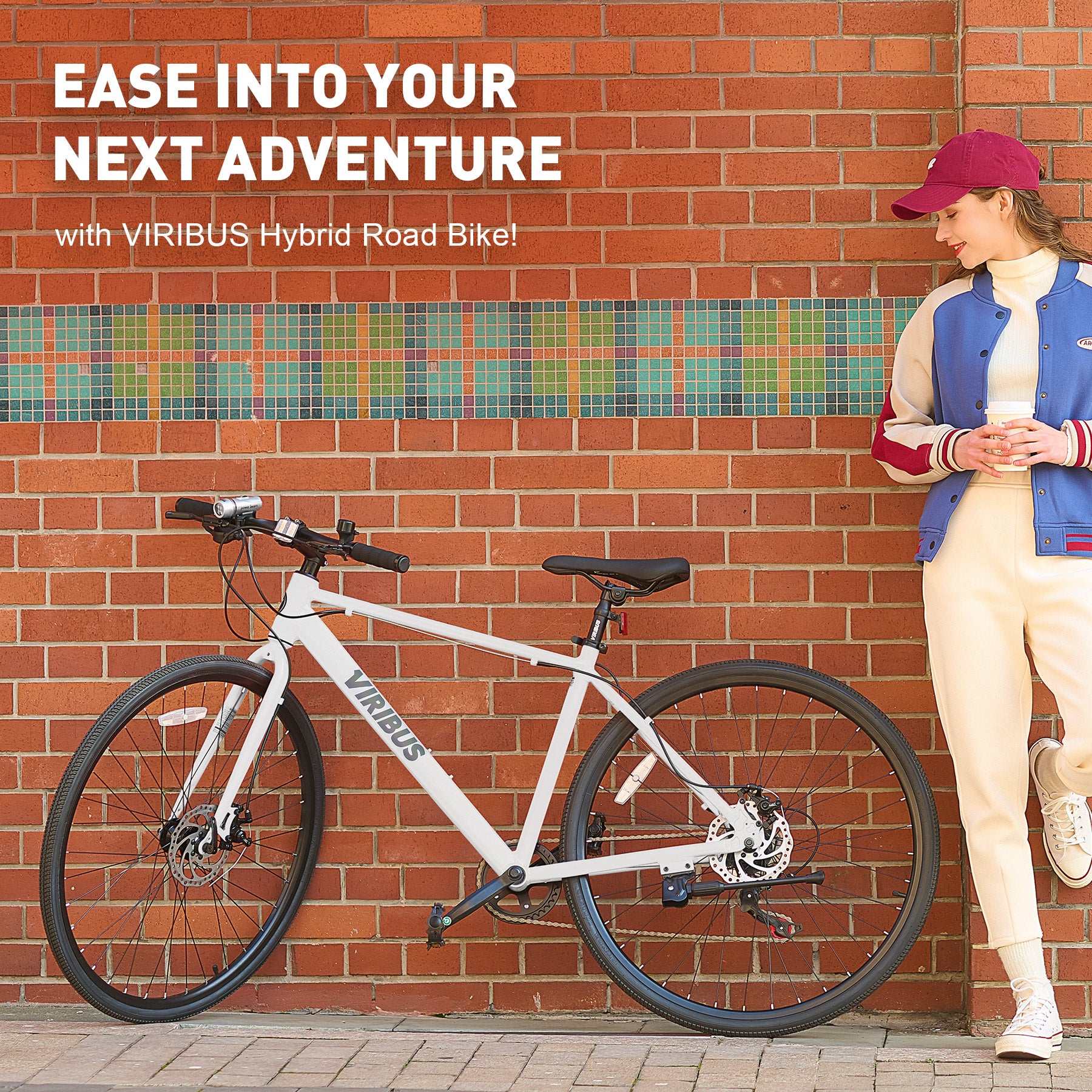 Viribus 28 inch Hybrid Bike