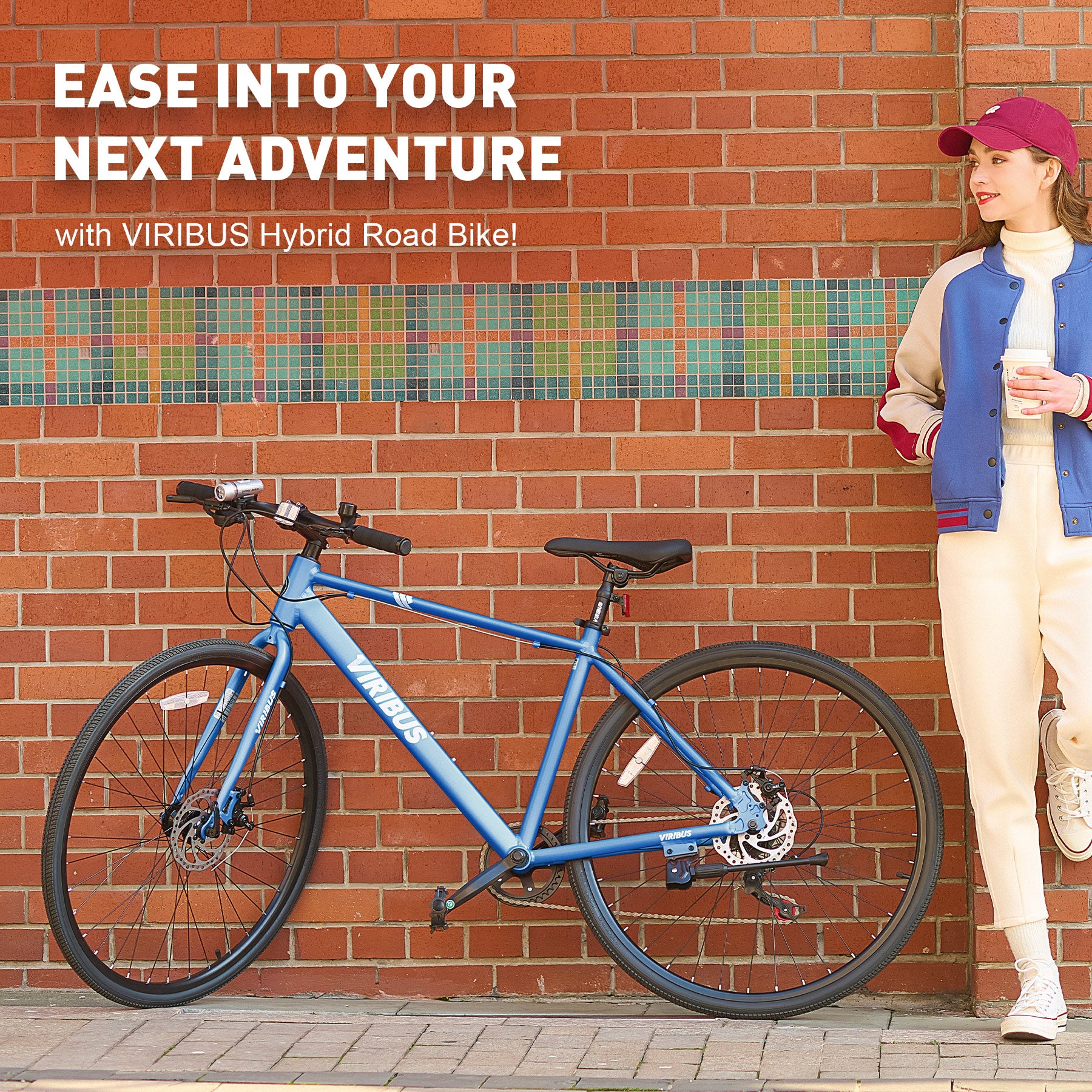 Viribus 28 inch Hybrid Bike
