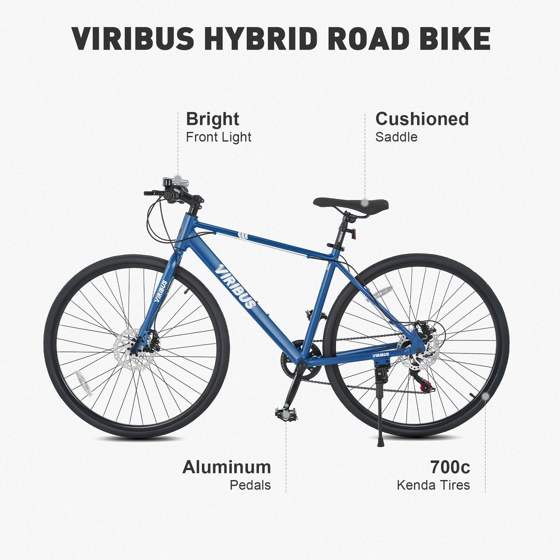 Viribus 28 inch Hybrid Bike