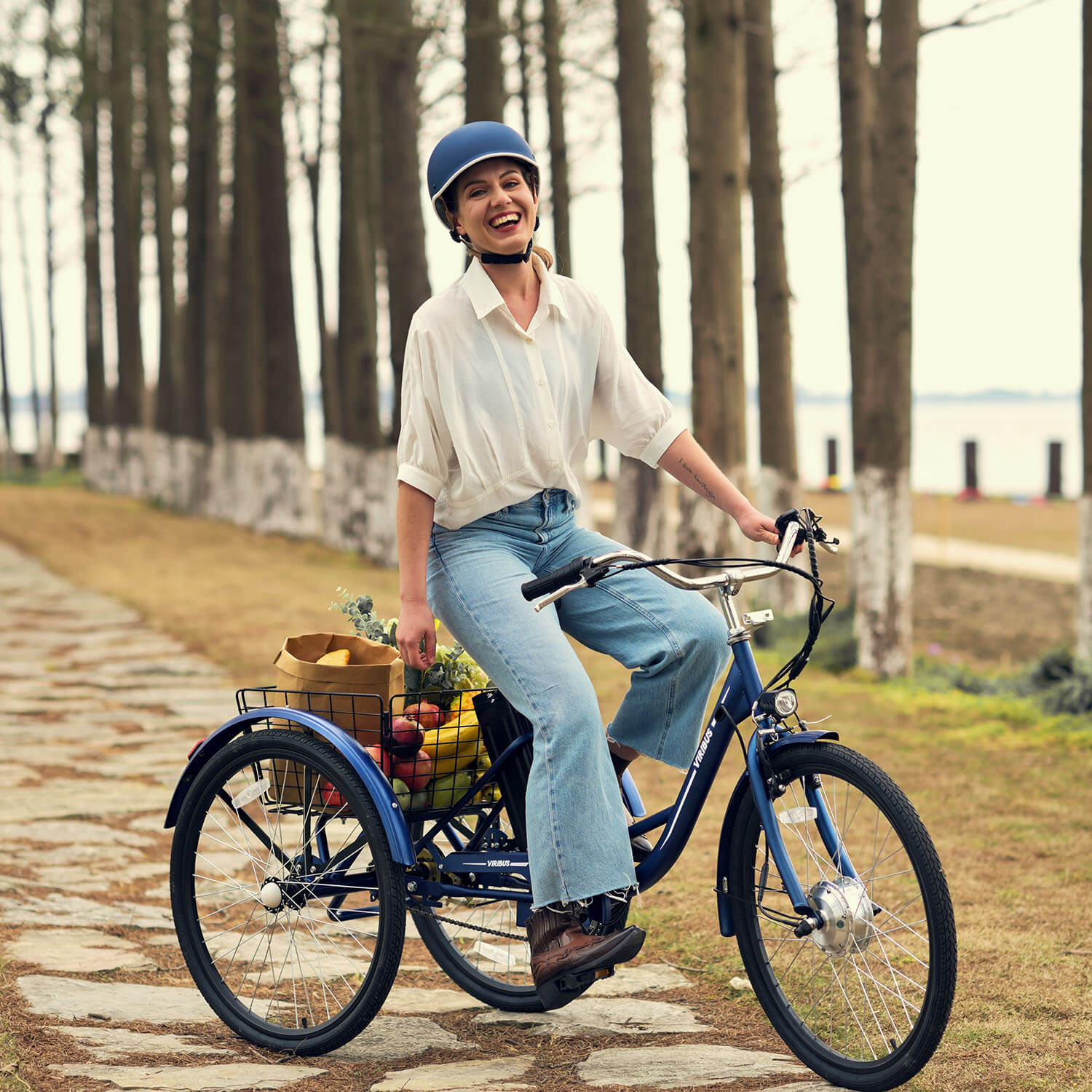 Viribus TriGo Electric Tricycle for Adults 3 Wheel Electric Bike