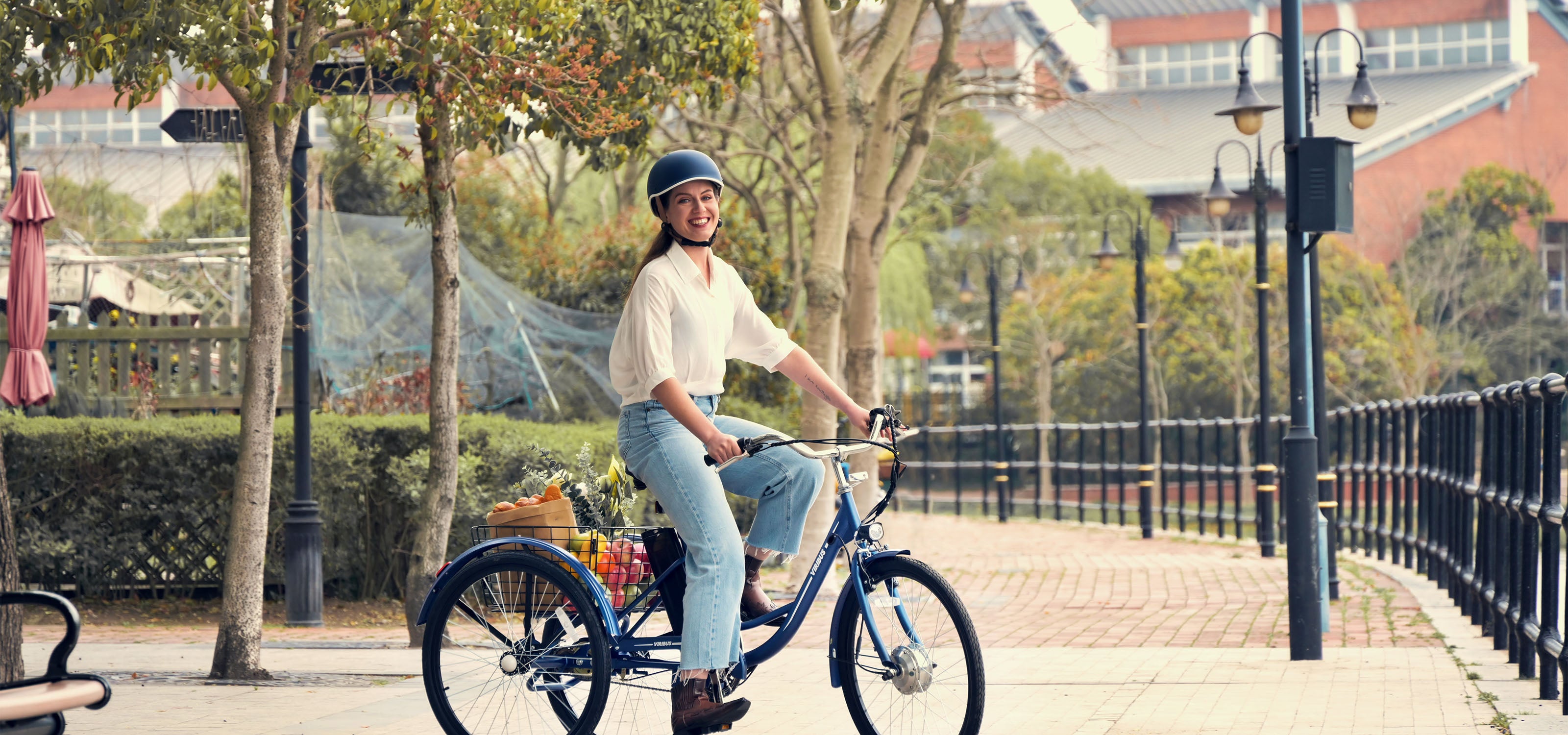 Viribus TriGo Electric Tricycle for Adults 3 Wheel Electric Bike