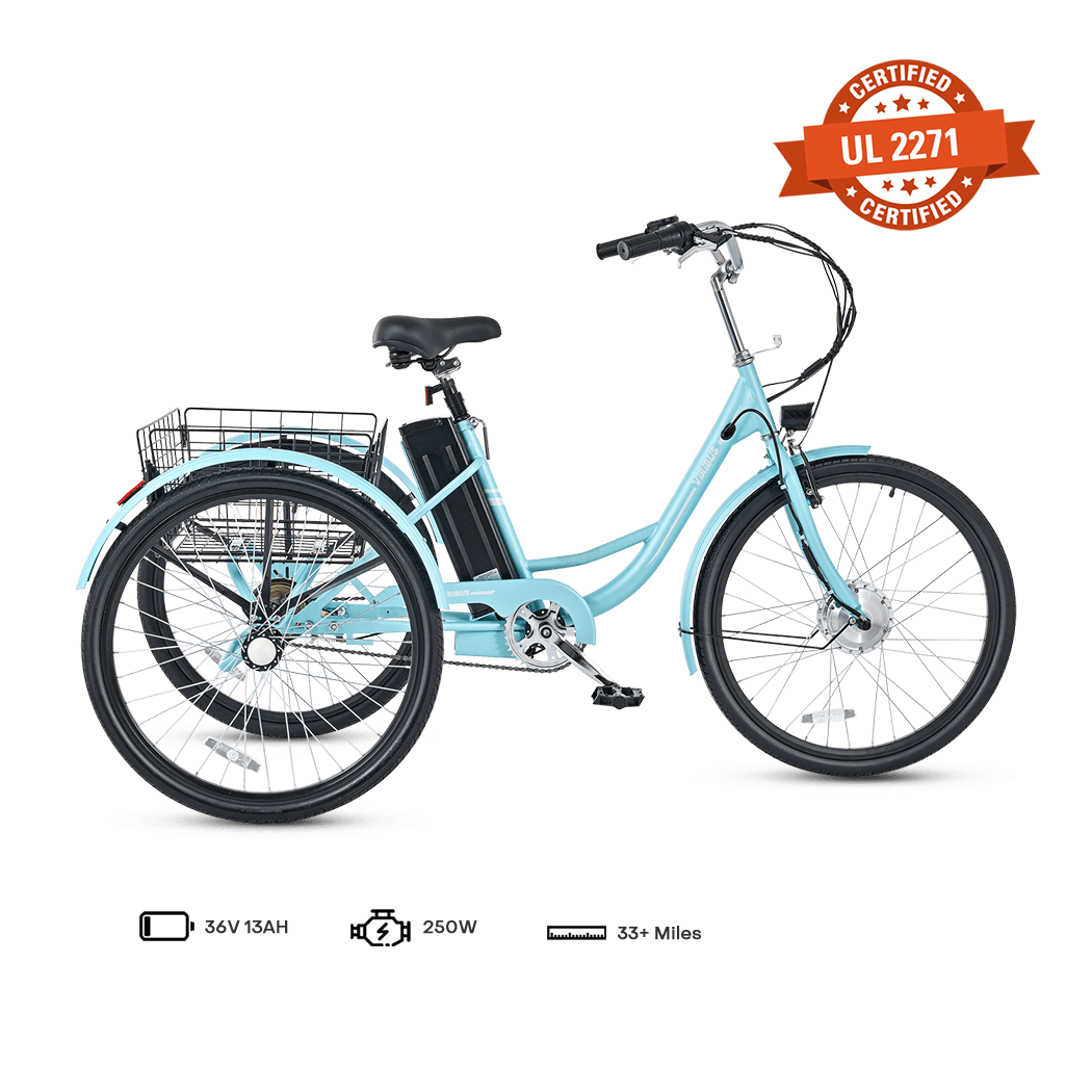 Viribus TriGo Electric Tricycle for Adults 3 Wheel Electric Bike
