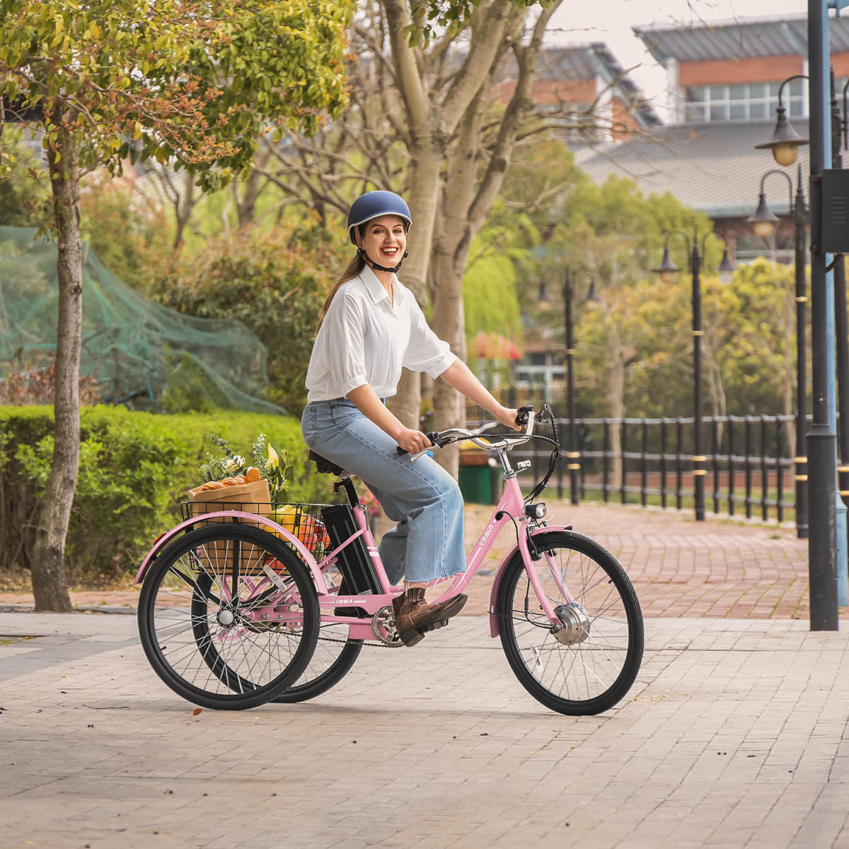 Viribus TriGo Electric Tricycle for Adults 3 Wheel Electric Bike