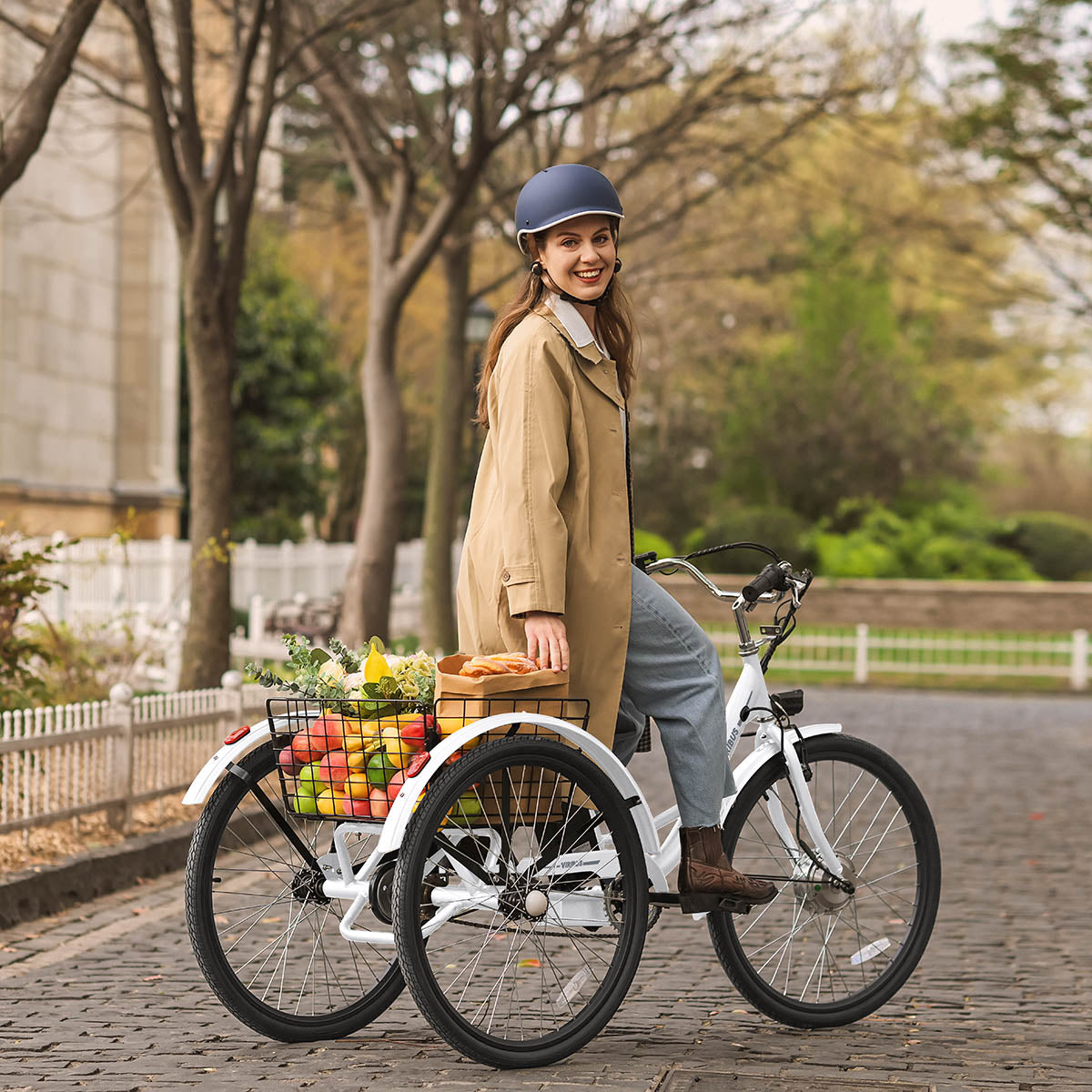 Viribus TriGo Electric Tricycle for Adults 3 Wheel Electric Bike