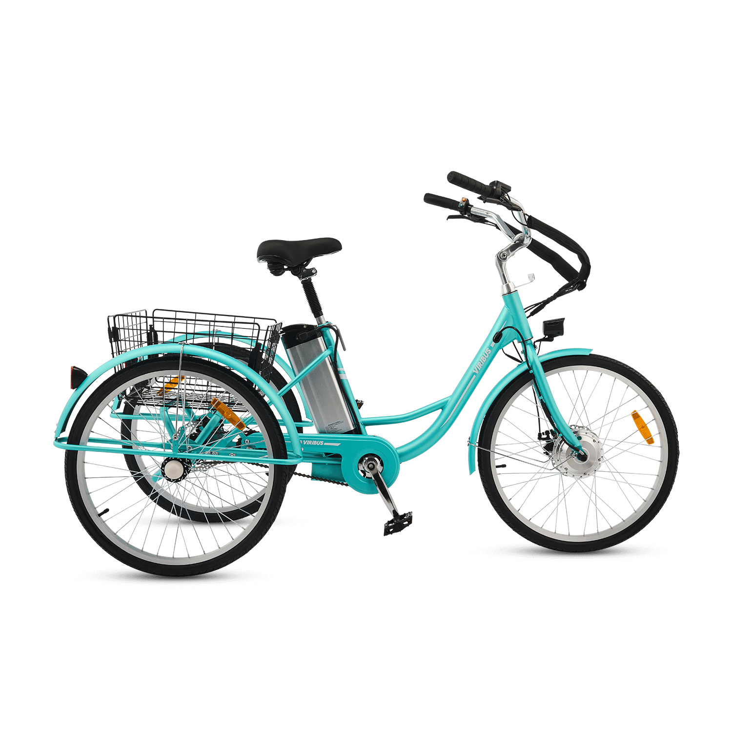Viribus Trio Plus Adult Electric Tricycle with Dual Disc Brakes