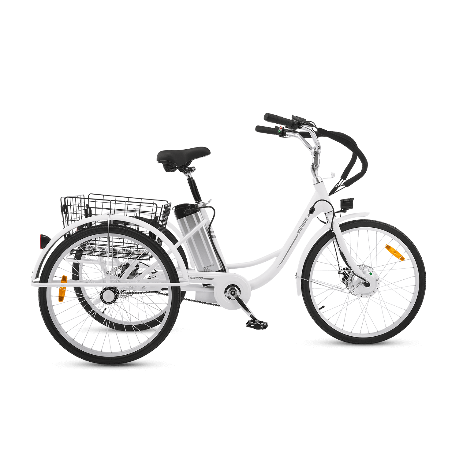 Viribus Trio Plus Adult Electric Tricycle with Dual Disc Brakes
