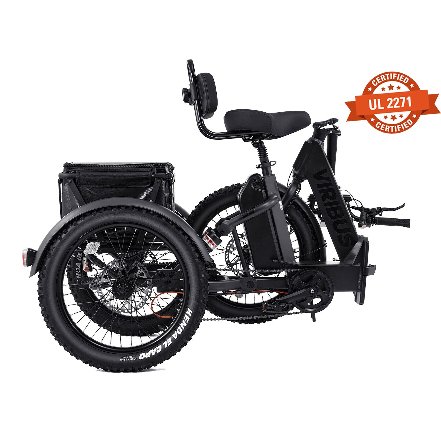 Viribus FC1 Folding Fat Tire Electric Tricycle