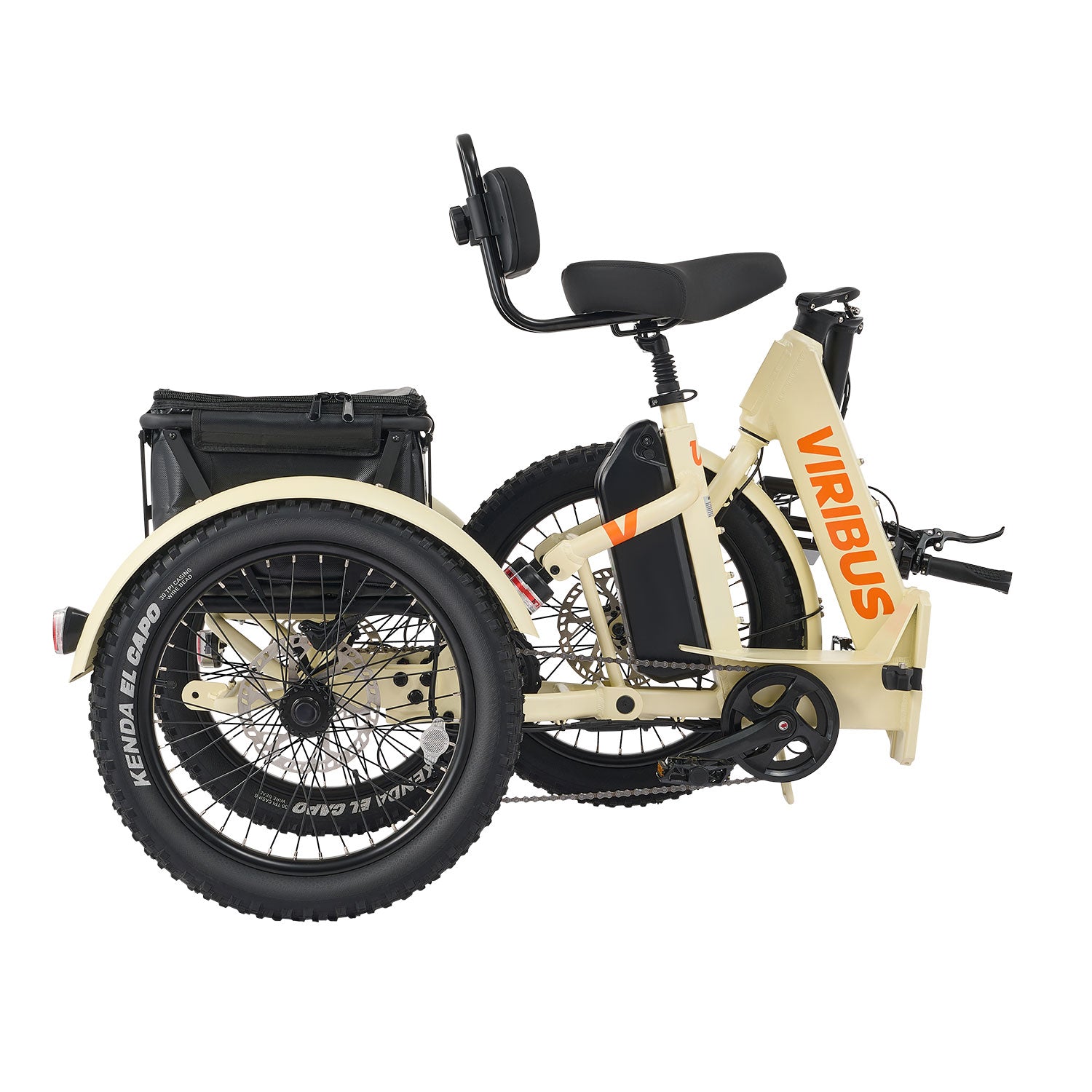Viribus FC1 Folding Fat Tire Electric Tricycle