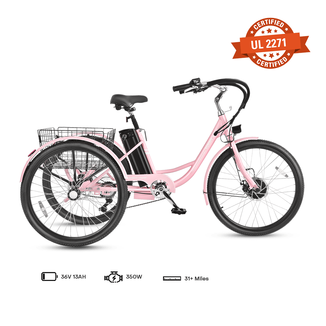 Viribus TriGo Electric Tricycle for Adults 3 Wheel Electric Bike