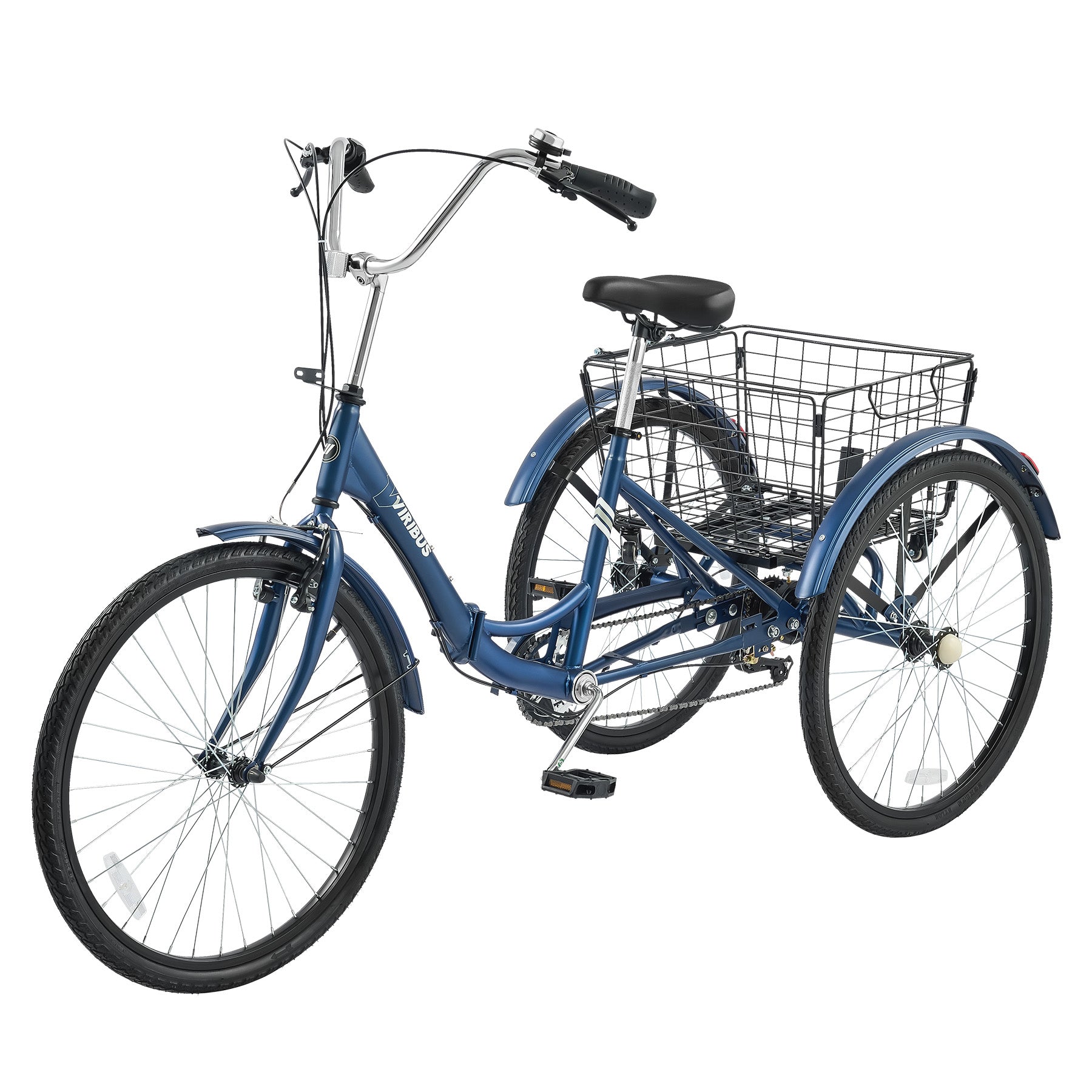 Viribus Folding Adult Tricycle Discover the Stability and Portability