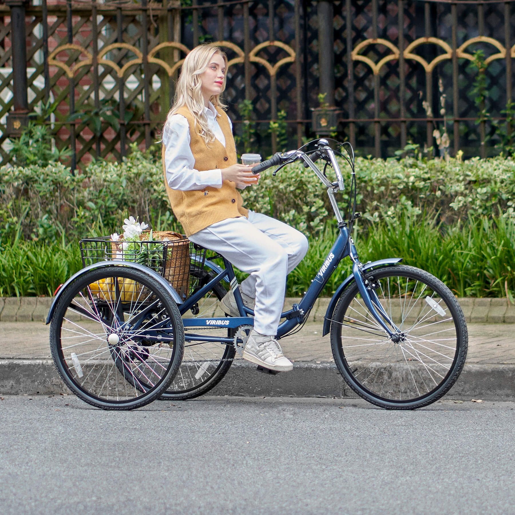 Viribus Folding Adult Tricycle Discover the Stability and Portability