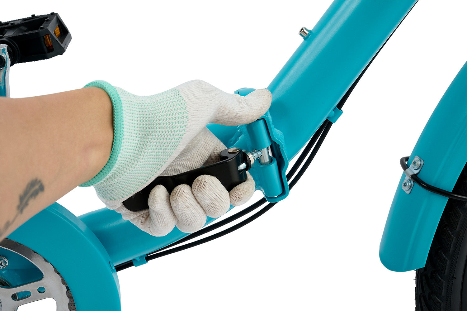 Viribus Dual Chain Adult Tricycle Folding Buckle