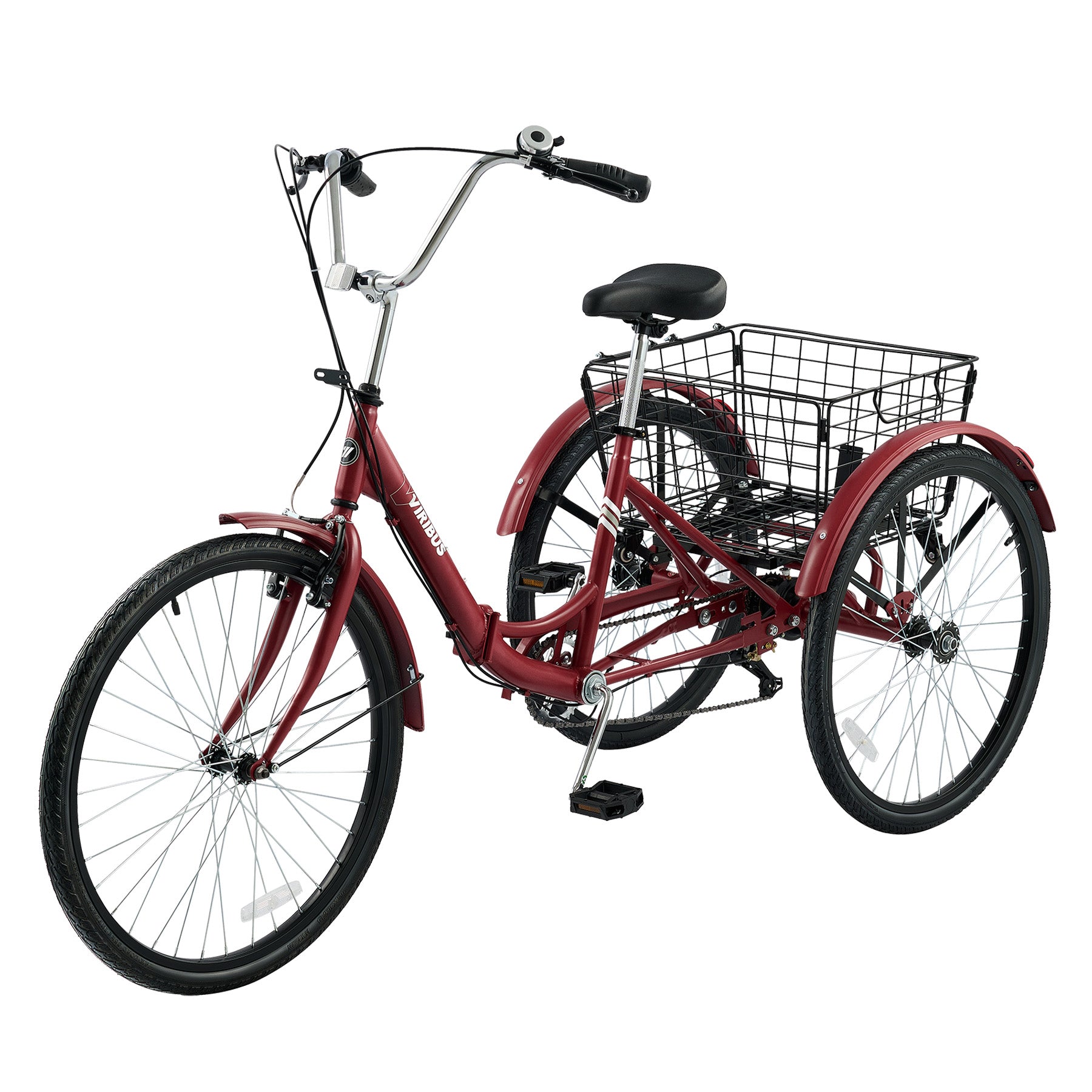 Viribus Folding Adult Tricycle Discover the Stability and Portability