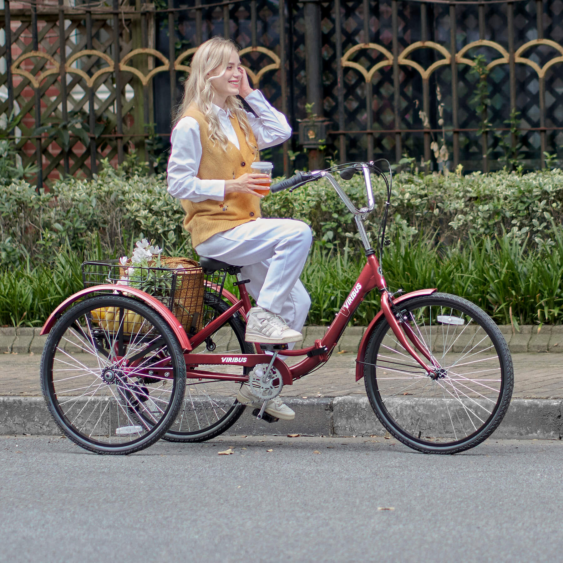 Viribus Folding Adult Tricycle Discover the Stability and Portability