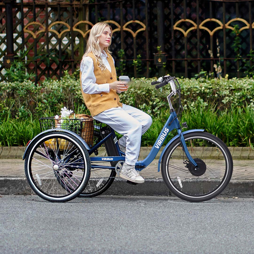 TriGo Folding Electric Tricycle 3 Wheel Electric Bike