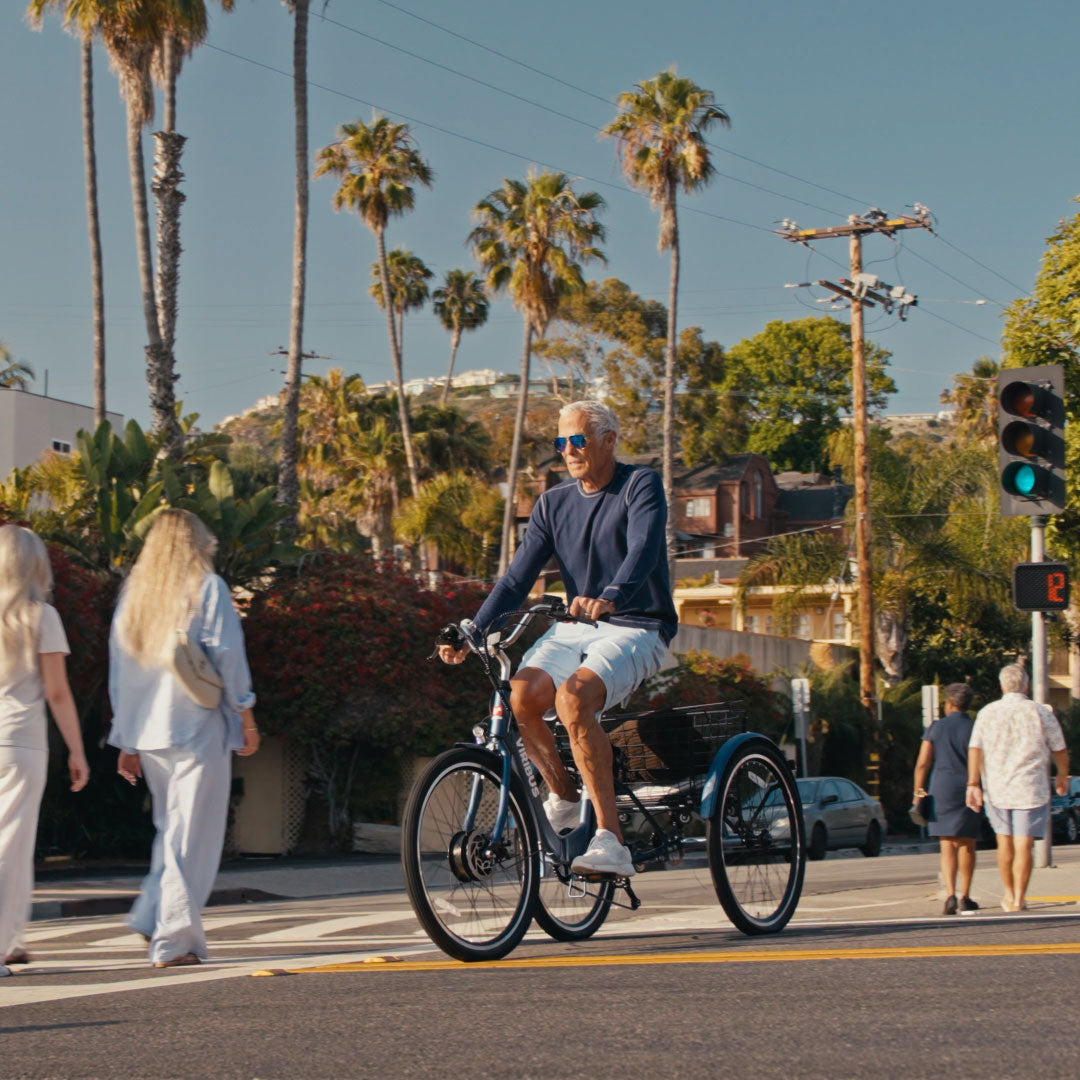 TriGo Folding Electric Tricycle 3 Wheel Electric Bike