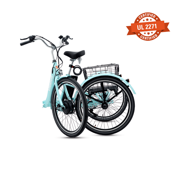 TriGo Folding Electric Tricycle 3 Wheel Electric Bike