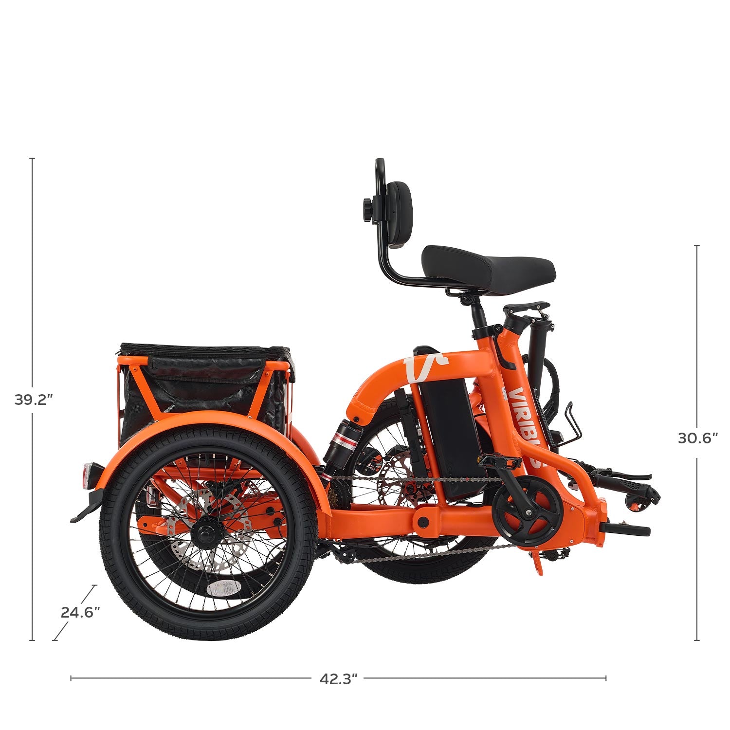 Viribus FC2 Folding Electric Tricycle