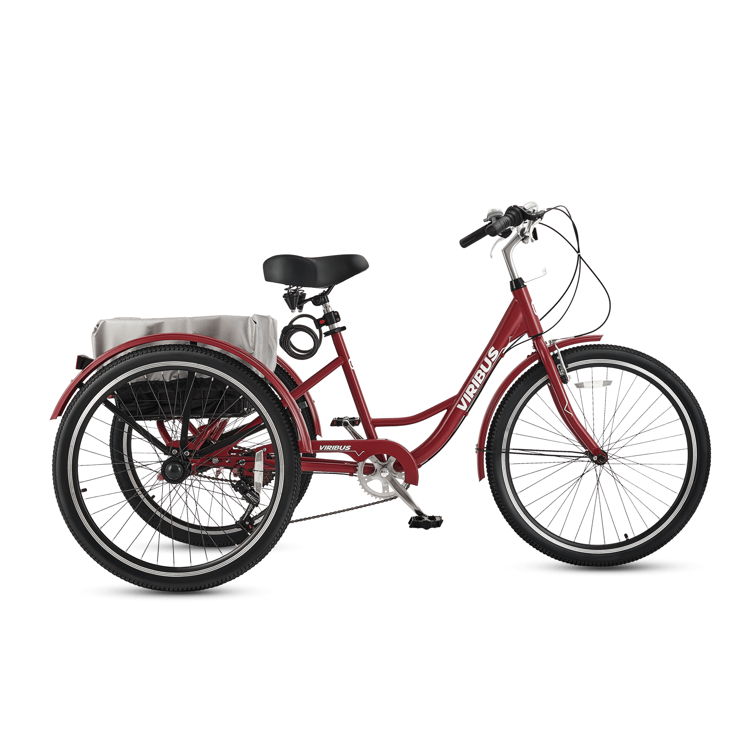 Viribus Adult Tricycle 7-Speed Tricycle for Adults
