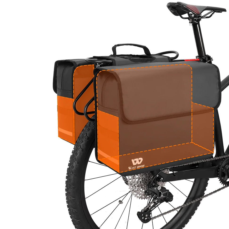 Viribus 36L Waterproof Bike Rack Bag Pannier Pack