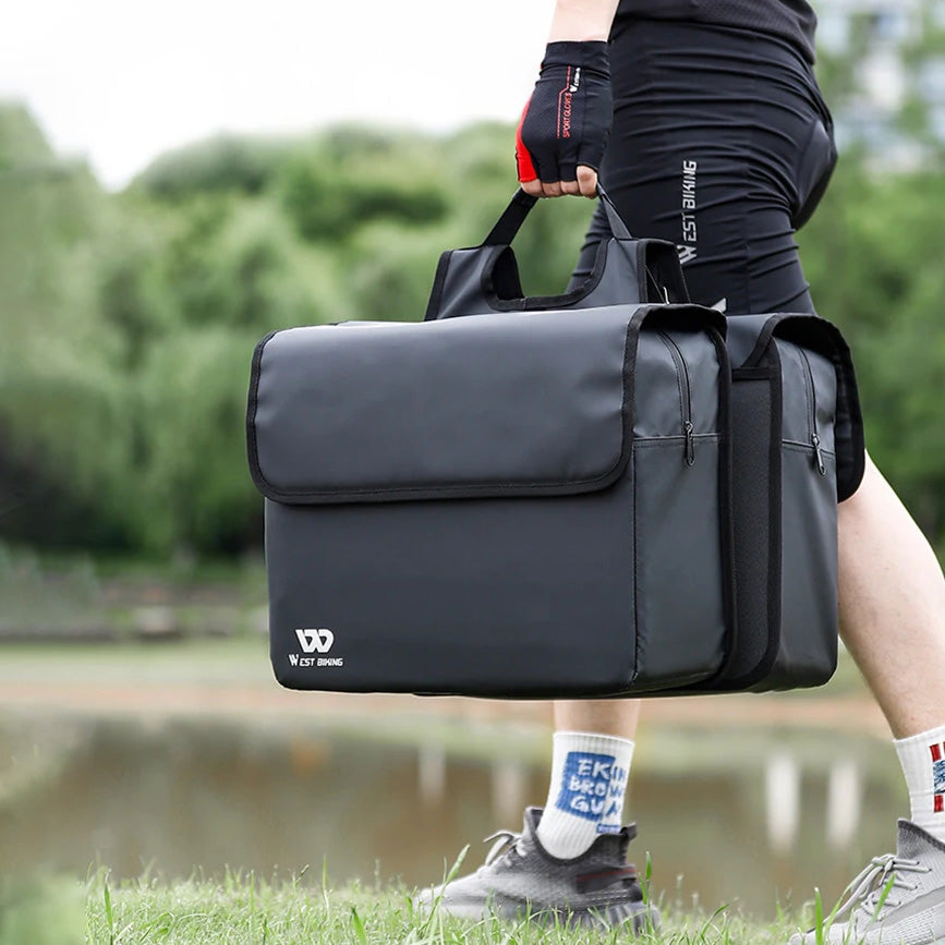 Viribus 36L Waterproof Bike Rack Bag Pannier Pack