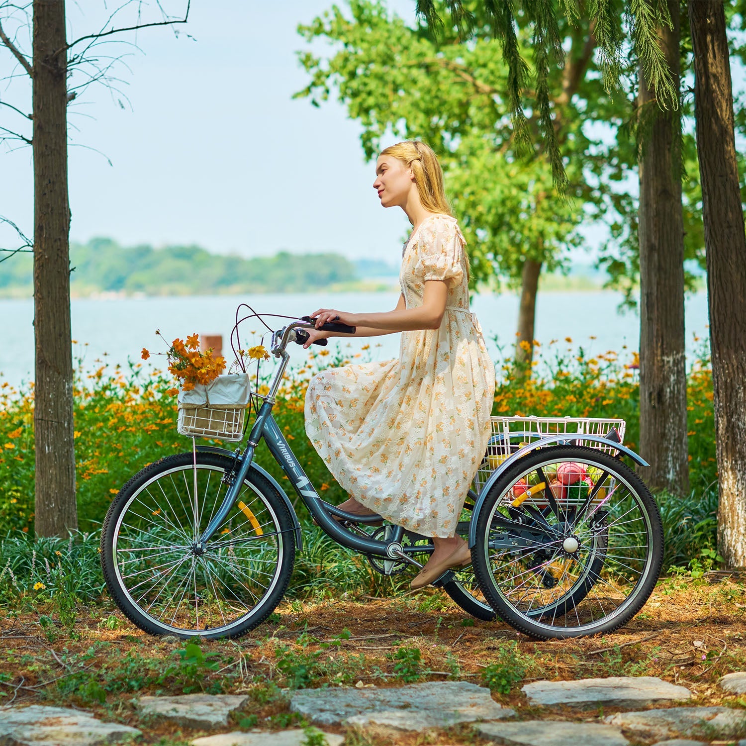 Viribus Best Adults Tricycle Three Wheel Bike for Women Men on Sale
