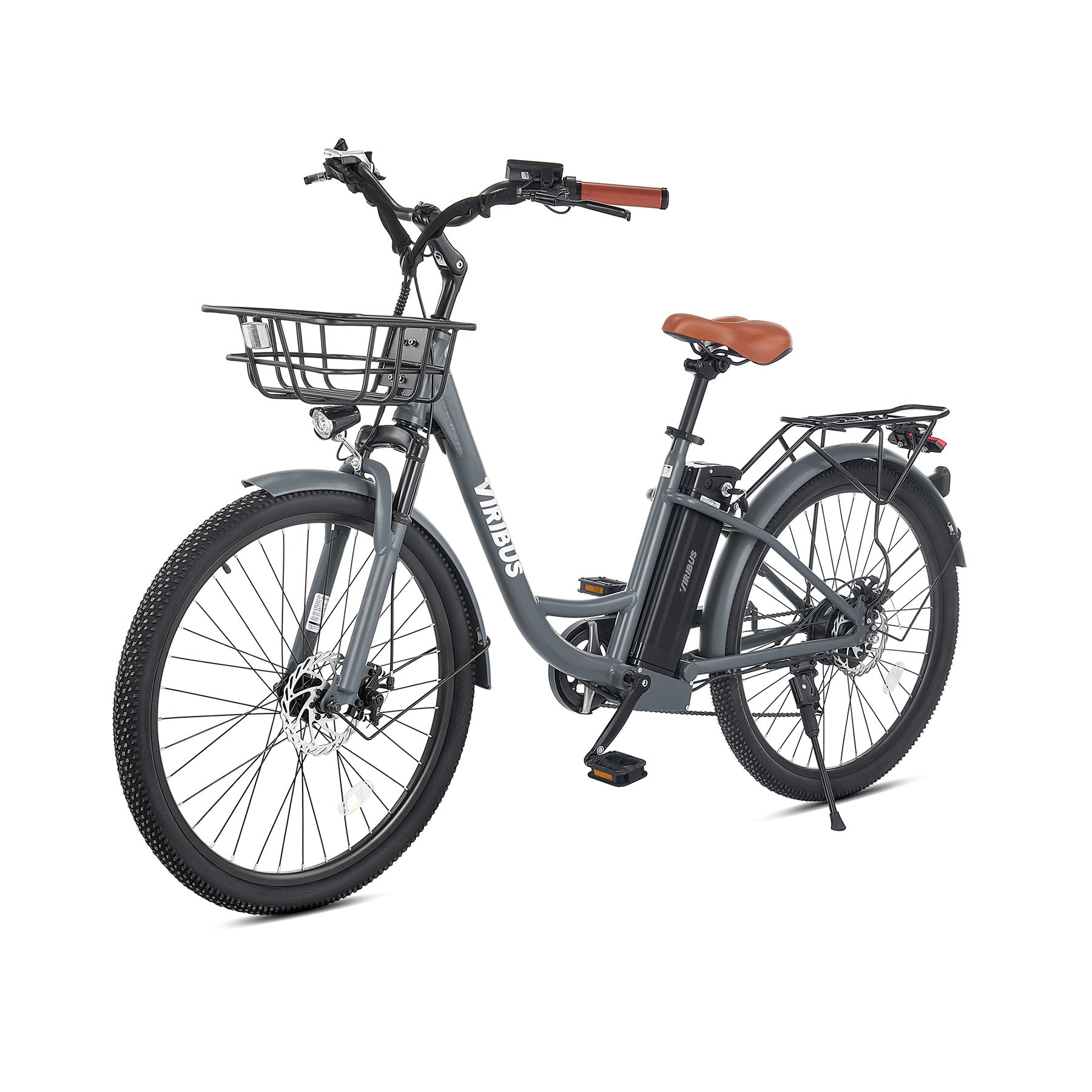 Viribus Step-Through EBike Electric Cruiser Bike Easier To Board