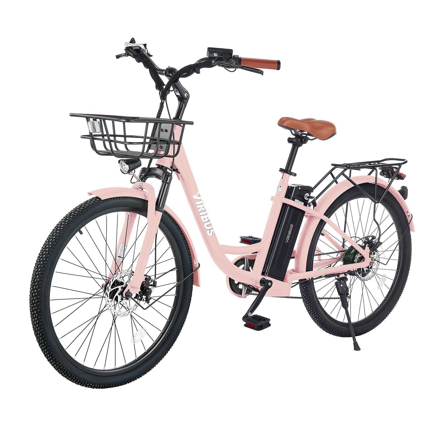 Viribus Step-Through EBike Electric Cruiser Bike Easier To Board