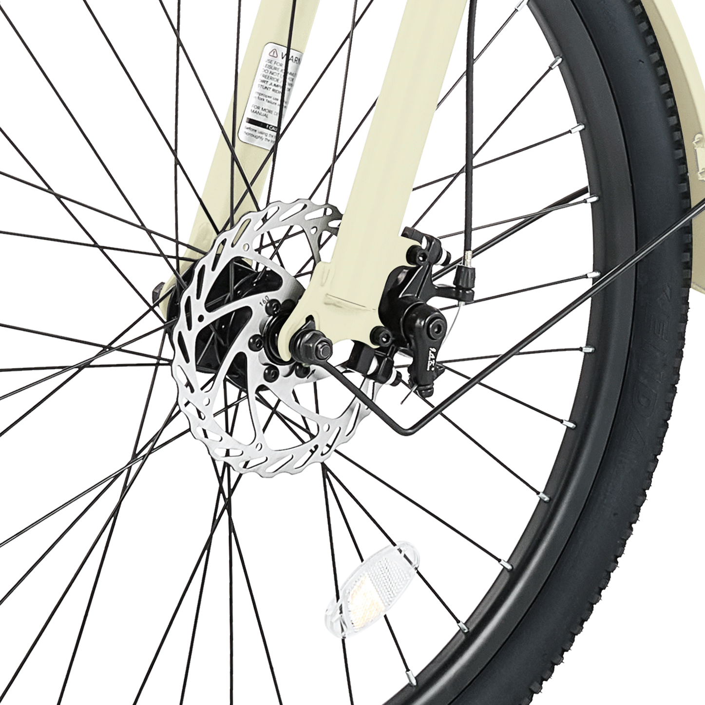 Viribus Step-Through EBike Electric Cruiser Bike Easier To Board