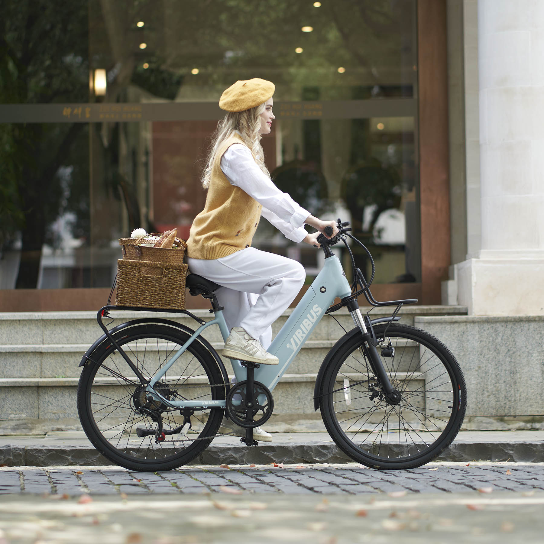 Viribus DuoSense City E-Bike Commuter Bikes Electric Cruiser Bike