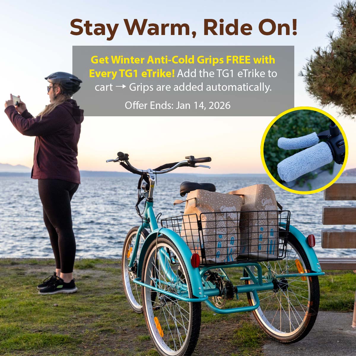 Viribus - TG1 Folding eTrike Promotion