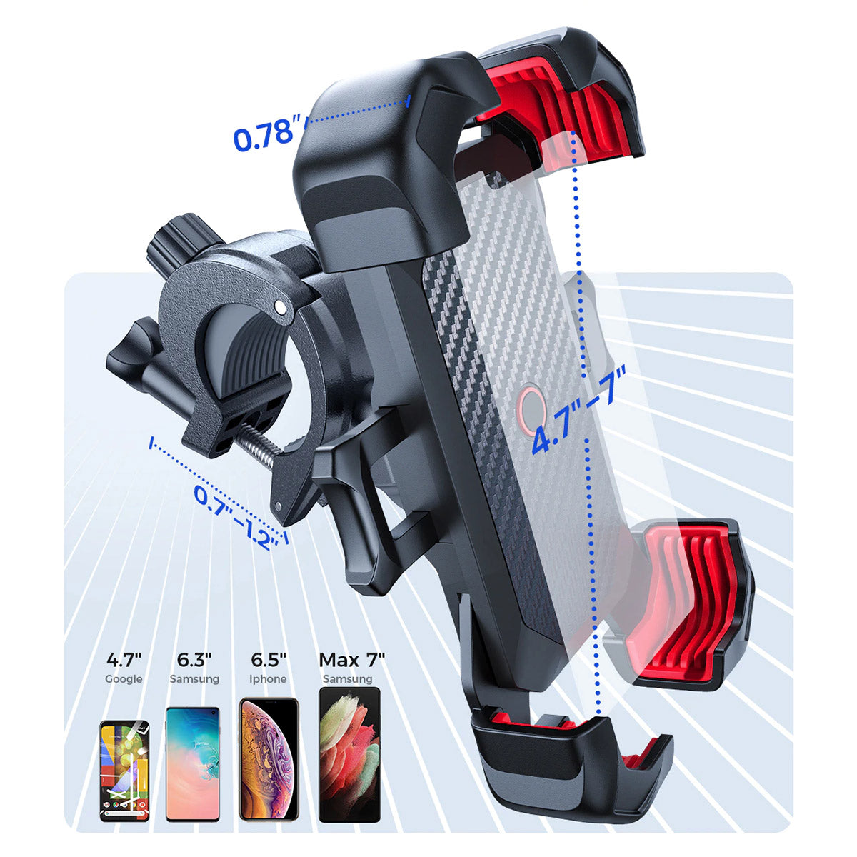 Viribus 360° View Universal Bike Phone Holder
