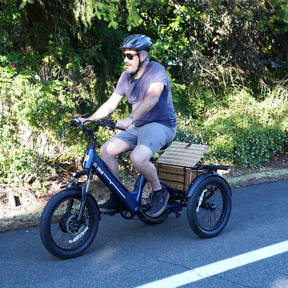 Wicker Picnic Basket for Tricycle