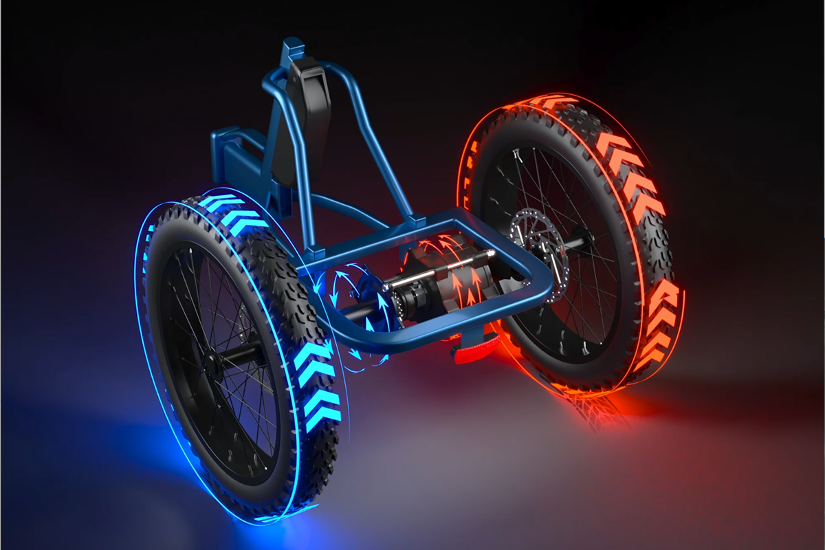 Viribus ST1 Folding Electric Tricycle