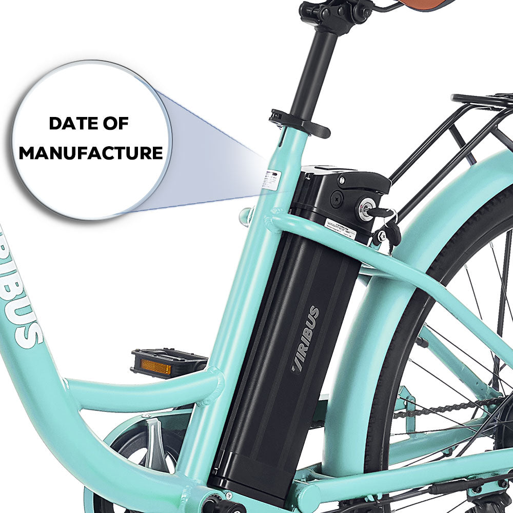 Viribus Step-Through EBike Electric Cruiser Bike Easier To Board