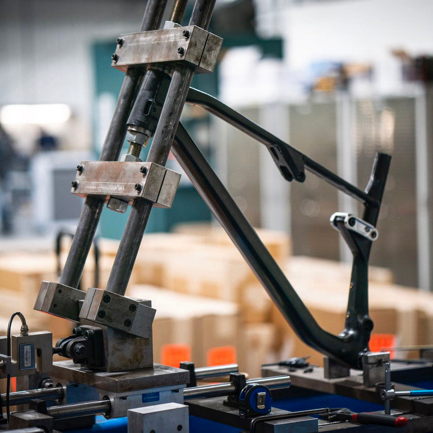100000 Shock Tests of Bike Frame