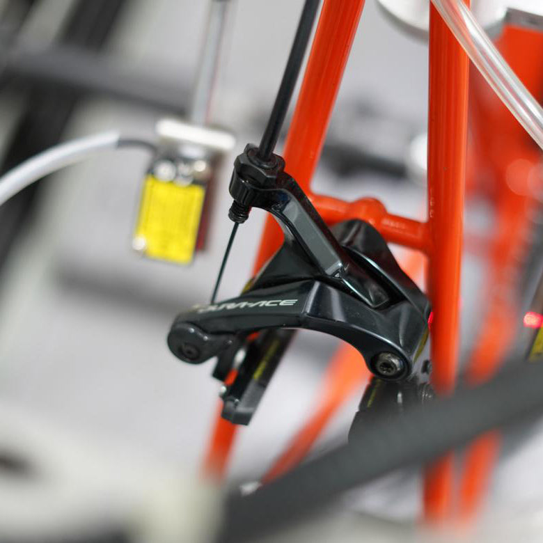 safe braking distance of the bicycle