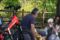 Electric Tricycle Camping Experience with the SC5 Fat Tire Tricycle