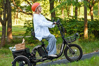 which tricycle is easier to ride uphill?
