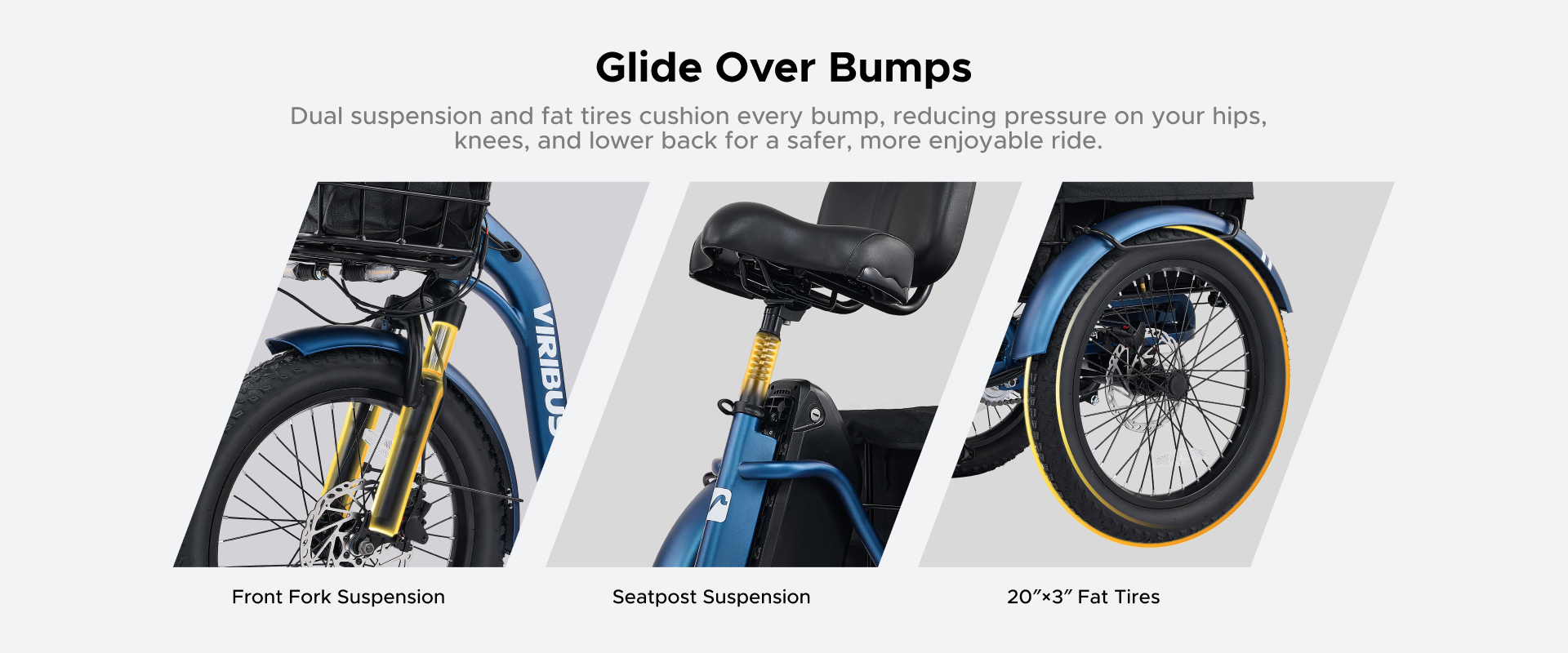 Viribus ST1 Folding Electric Tricycle