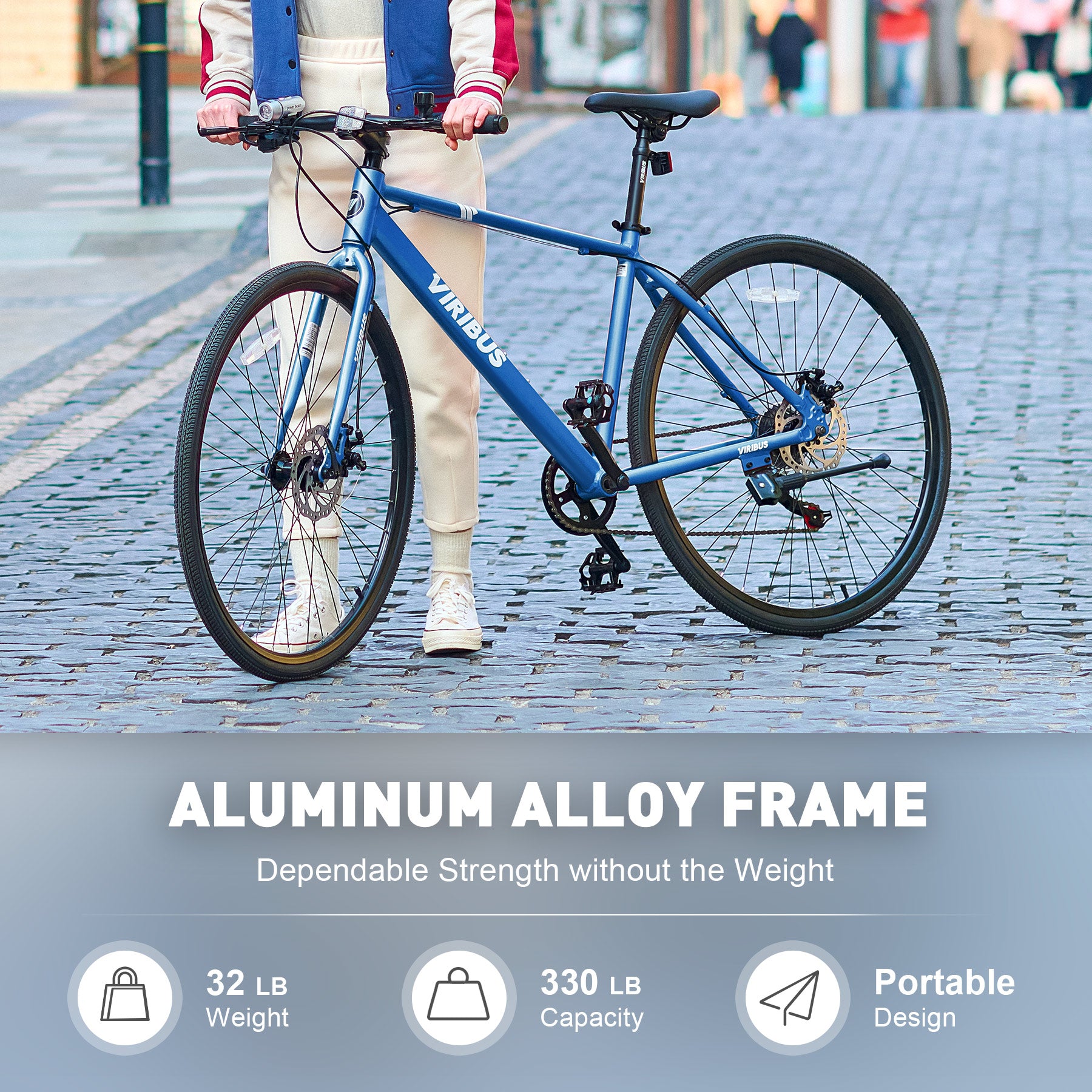 Viribus 28 inch Hybrid Bike
