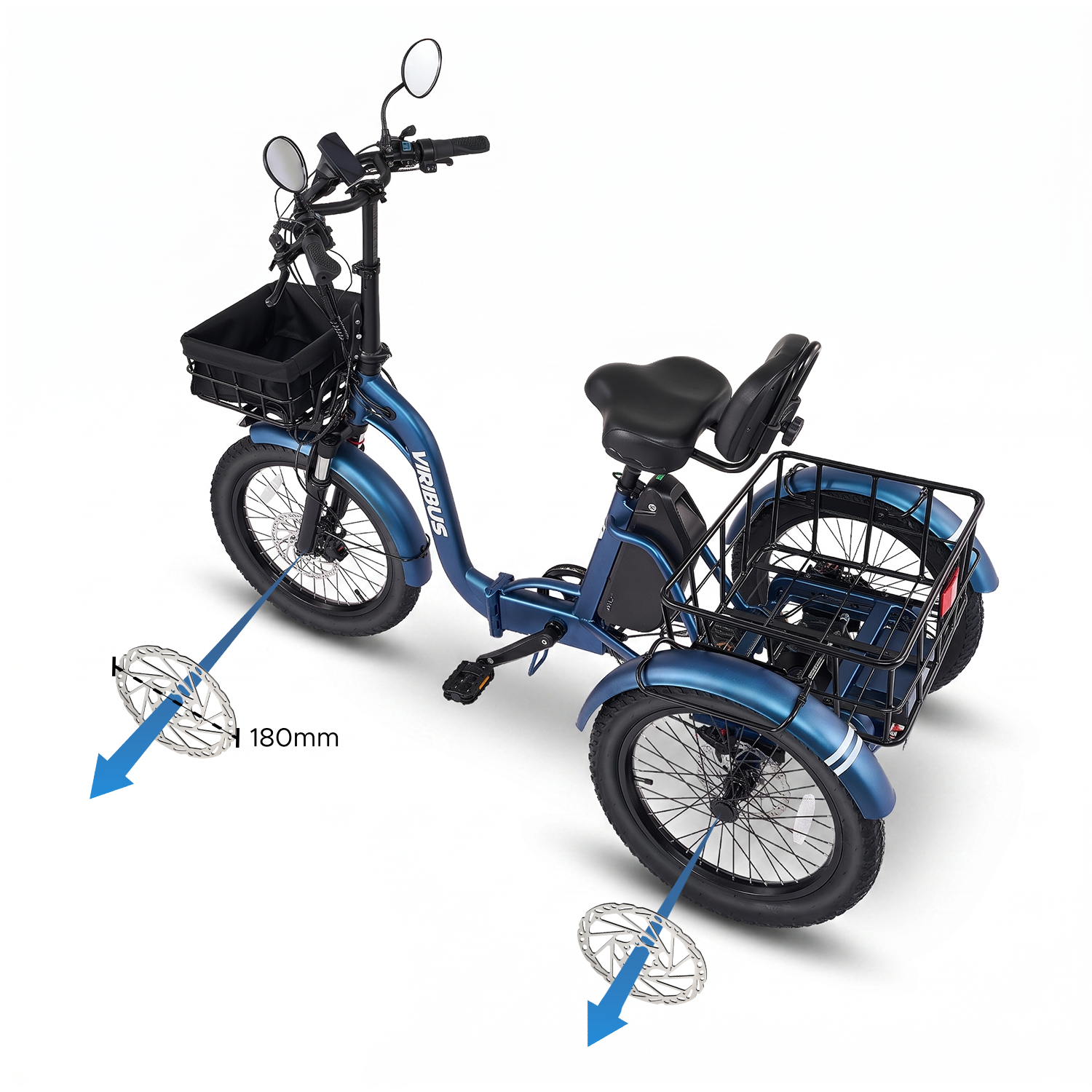 Viribus ST1 Folding Electric Tricycle