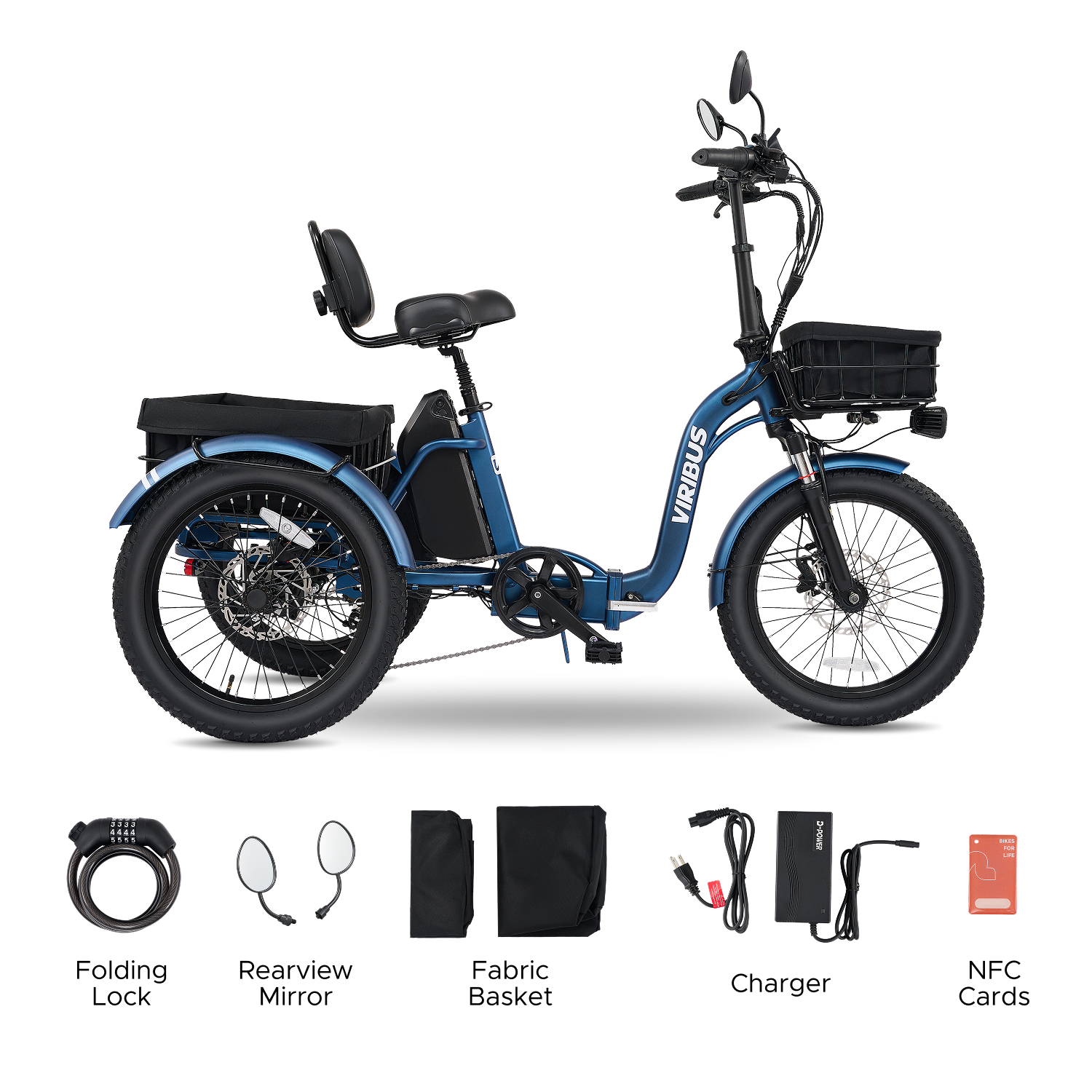 Viribus ST1 Folding Electric Tricycle