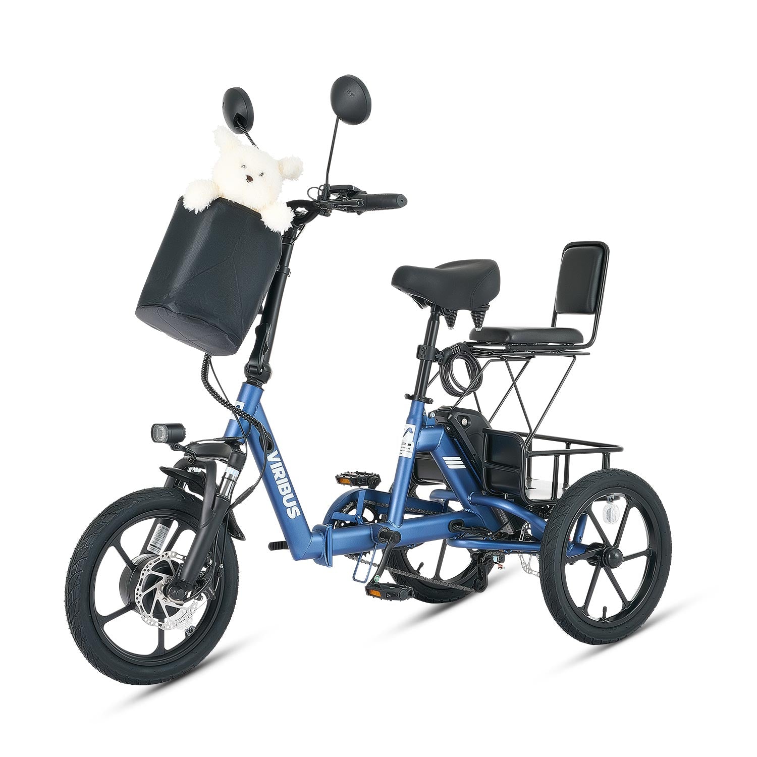 Viribus 16 inch Folding Electric Tricycle