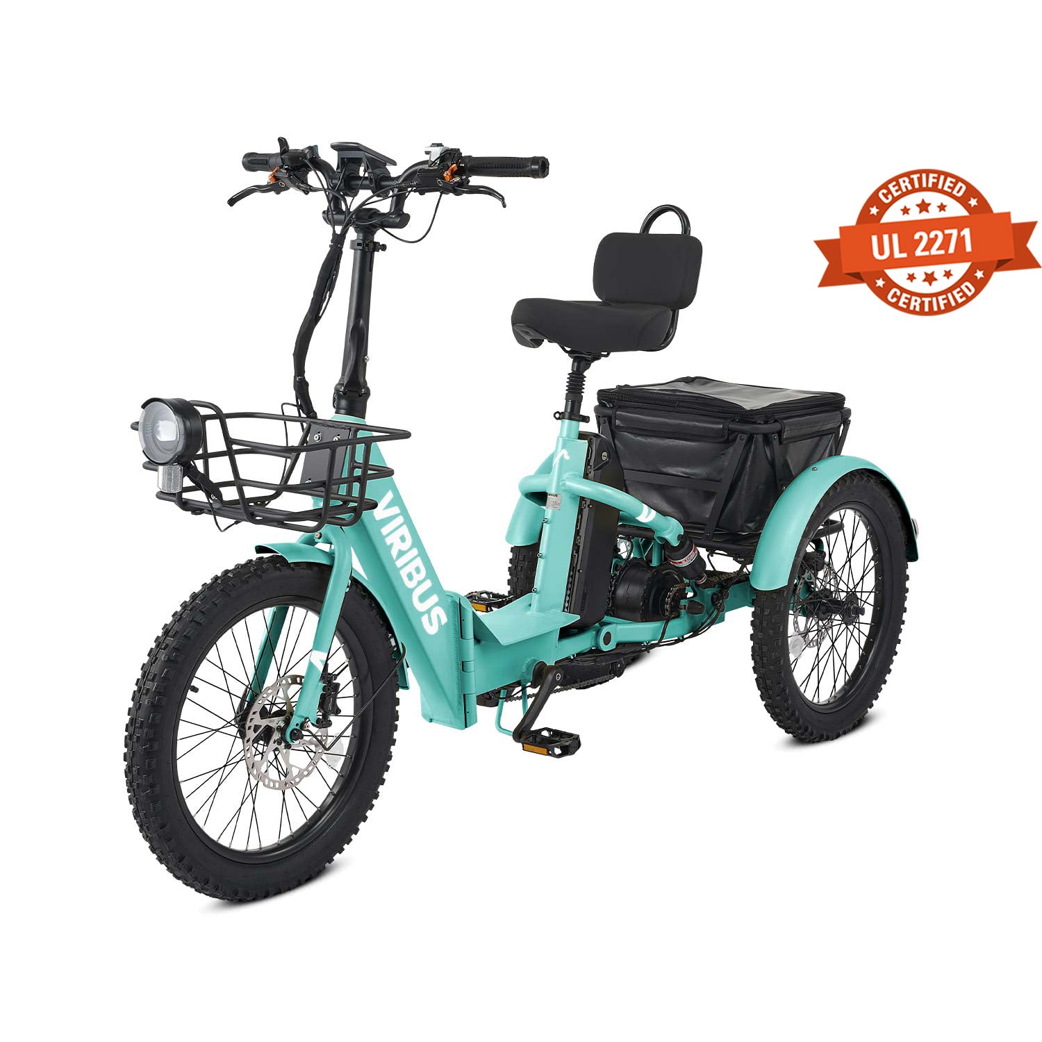 Viribus FC1 Folding Fat Tire Electric Tricycle