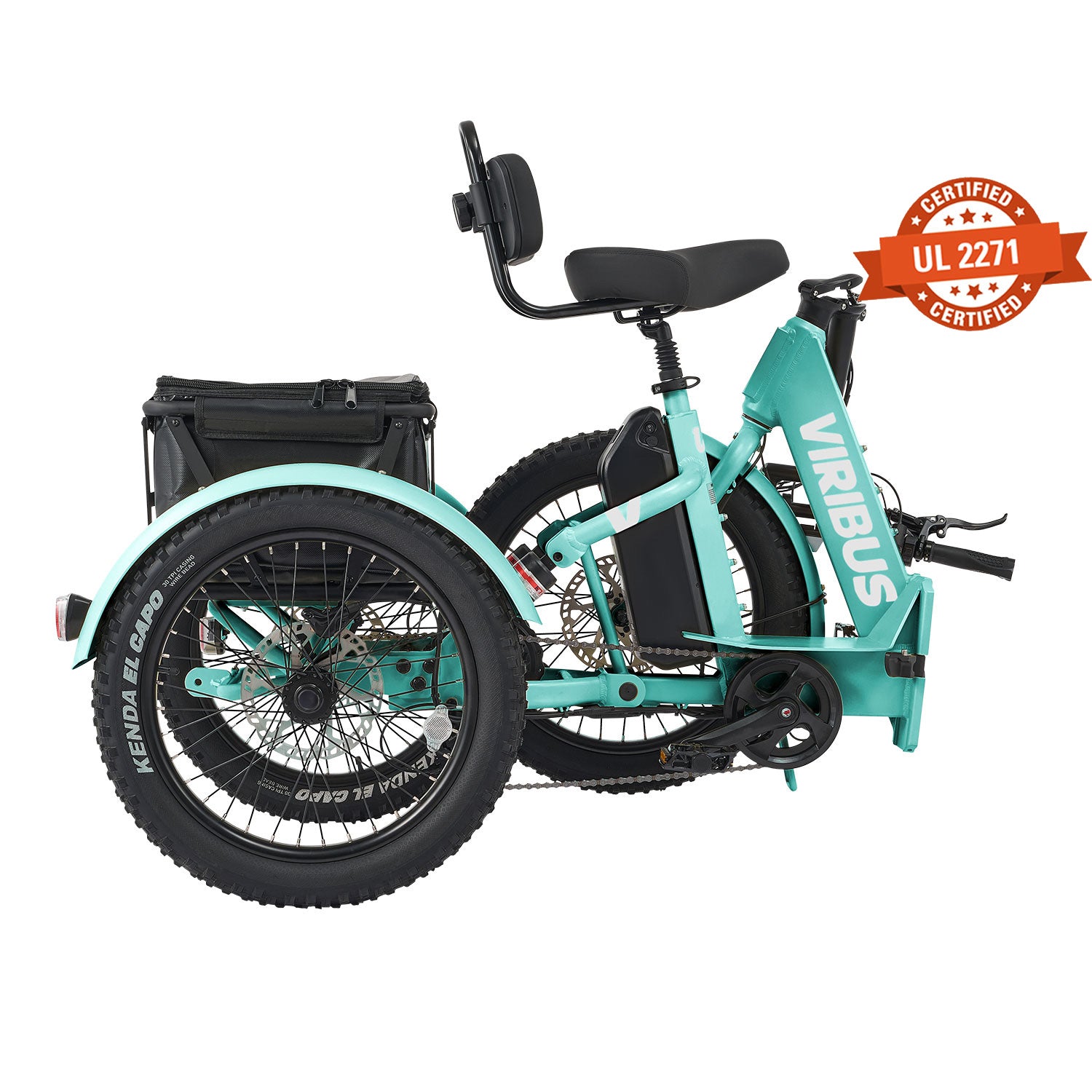 Viribus FC1 Folding Fat Tire Electric Tricycle