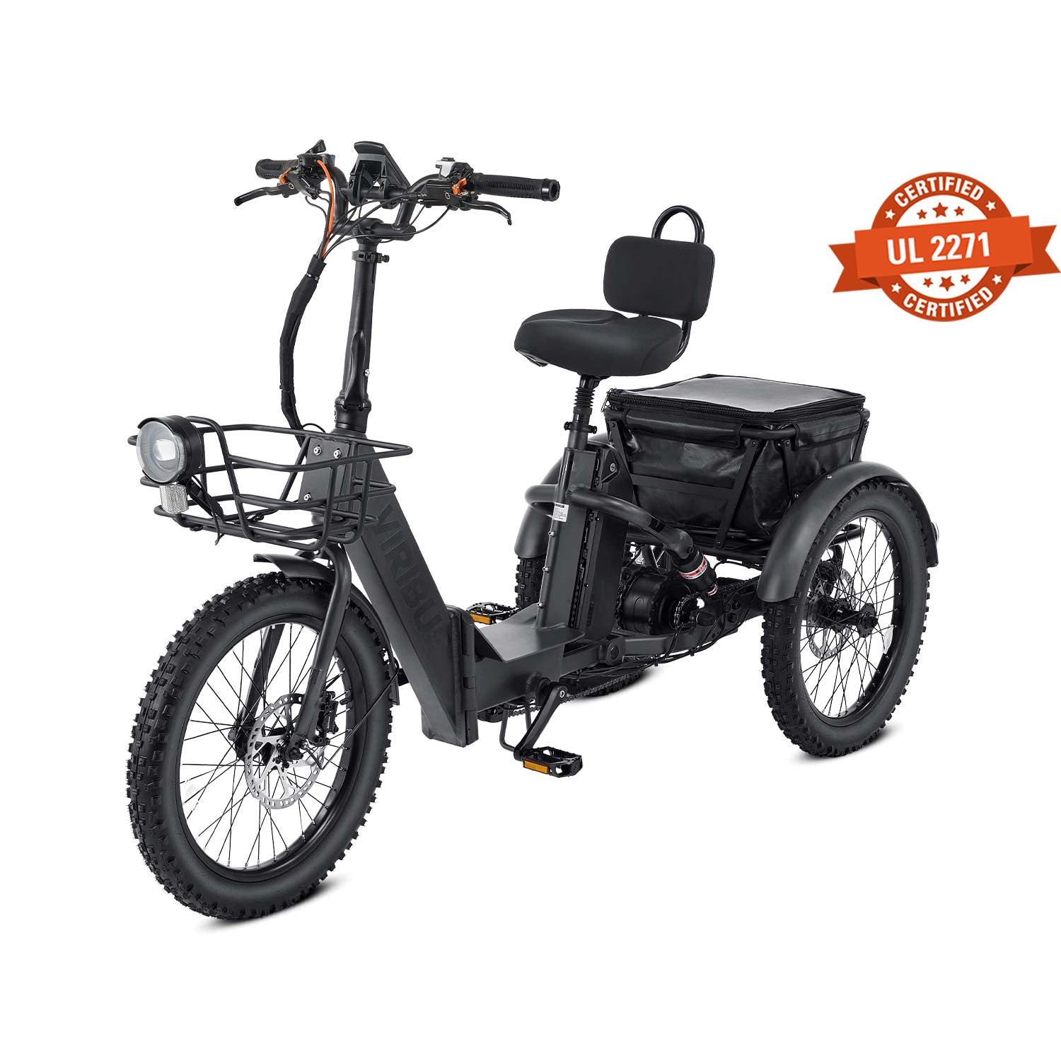 Viribus FC1 Folding Fat Tire Electric Tricycle
